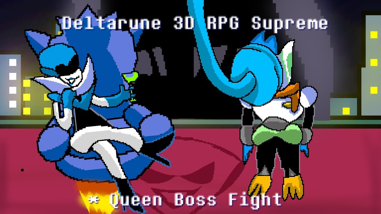 Queen Boss Fight showcase | Deltarune 3D RPG Supreme (Roblox)