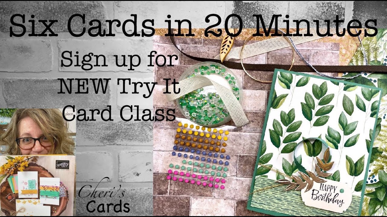 Forever Fern & New TRY IT Online Card Class Stampin' Up!