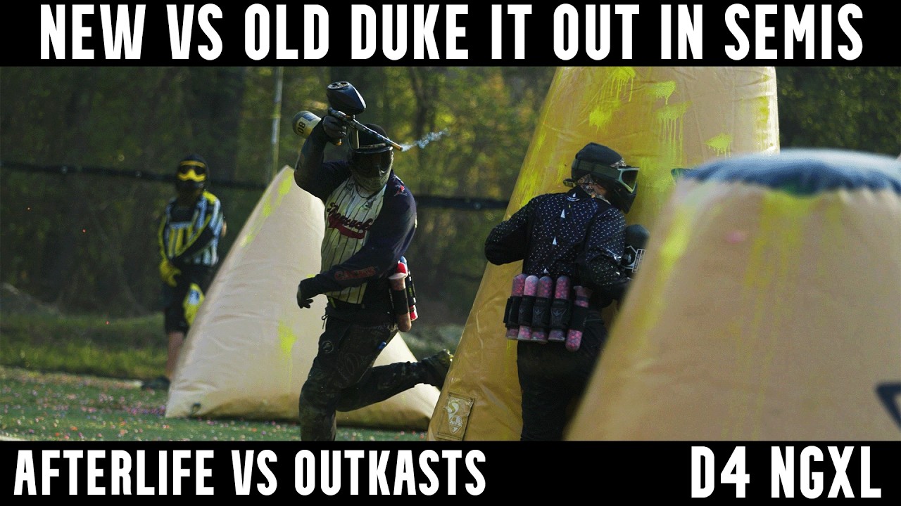 New vs old NGXL teams duking it out in semi finals - Afterlife vs Outkasts - D4 NGXL Paintball
