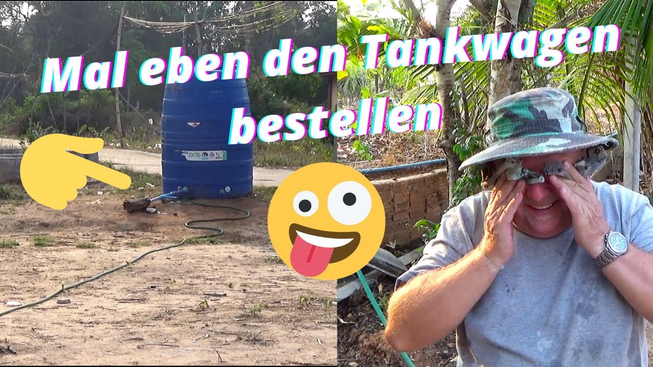 Das gibt es nur in Thailand!! Soso der feine Herr Uwe möchte einen Tankwagen. Bürokratie schlägt zu😲