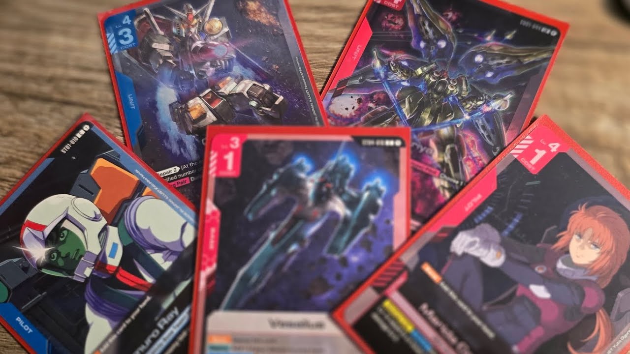 Gundam TCG Deck Profile: (Red/Blue) Newtype/CyberNewtype Rest and Ping