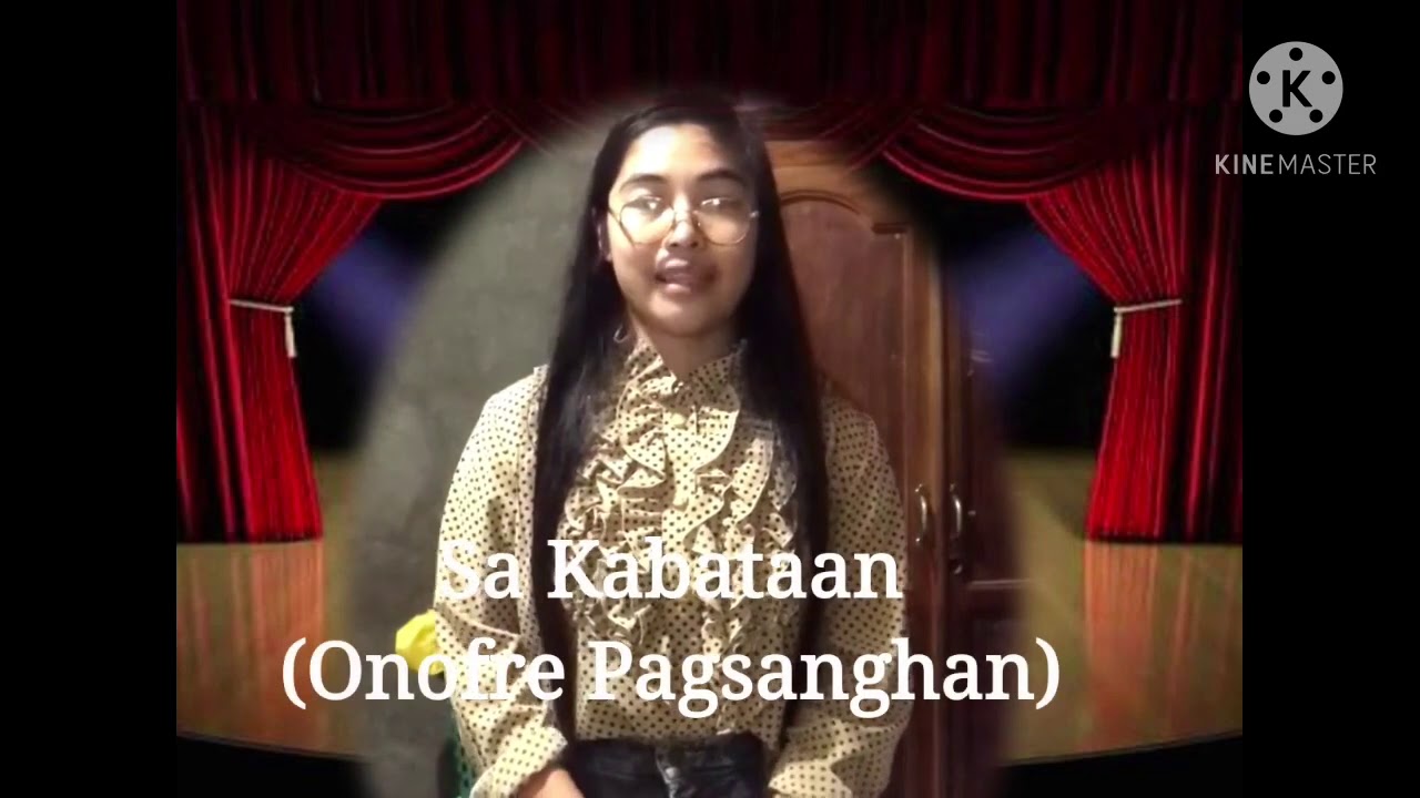 SA KABATAN ni Onofre Pagsanghan (Talumpati)