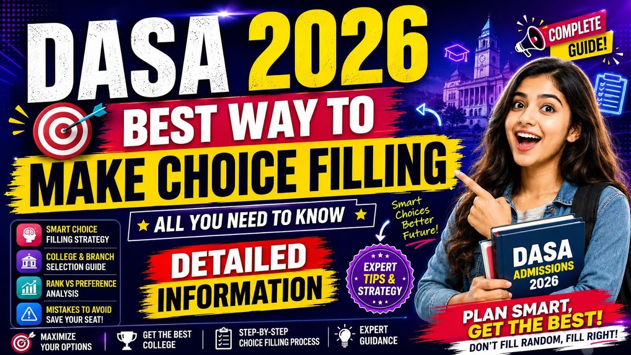 DASA 2026 Choice Filling Strategy | Complete Guide to Get the Best NIT/IIIT