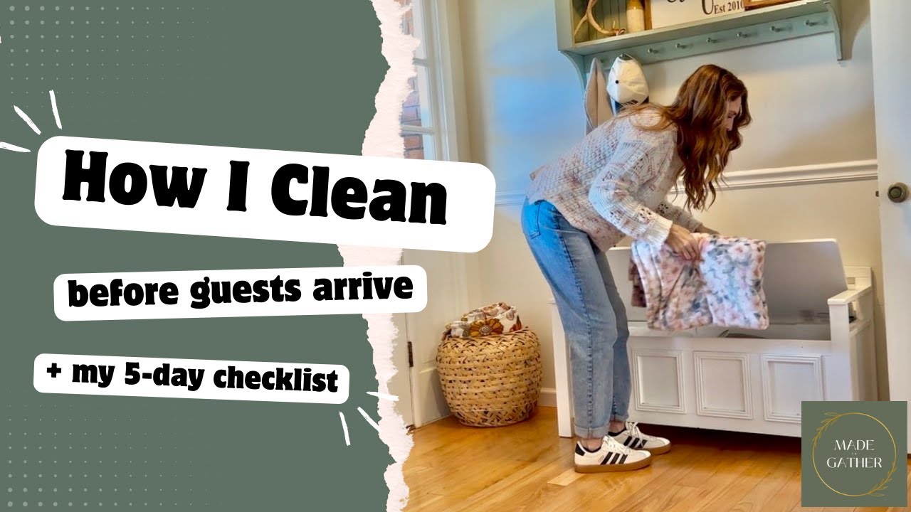 How I Clean My House Before a Gathering (5-Day No-Stress Plan)