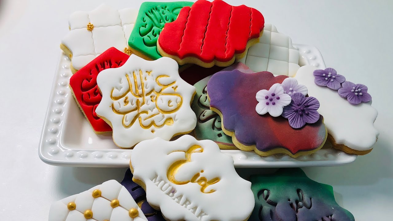 EID SPECIAL  COOKIES | Vileja va eid | fondant cookies