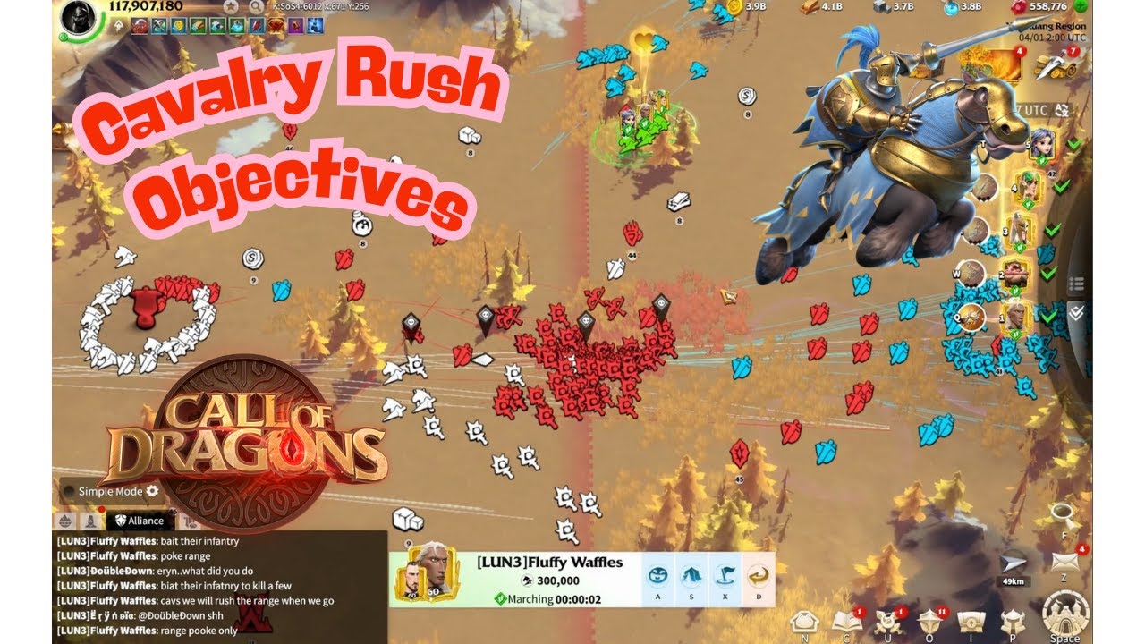 How to use Cavalry to PUSH Objectives! Call of Dragons