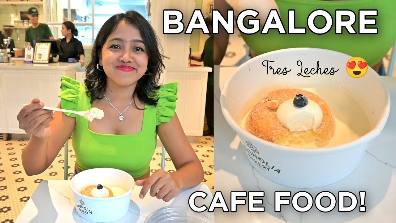 BEST CAFES IN BANGALORE 😍👩‍❤️‍👨 | BANGALORE FOOD VLOG | Anagha Mirgal | Indian food | Street Food