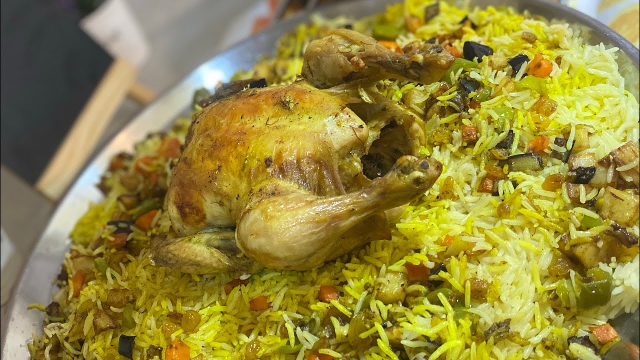 ارز بالخضار المقليه