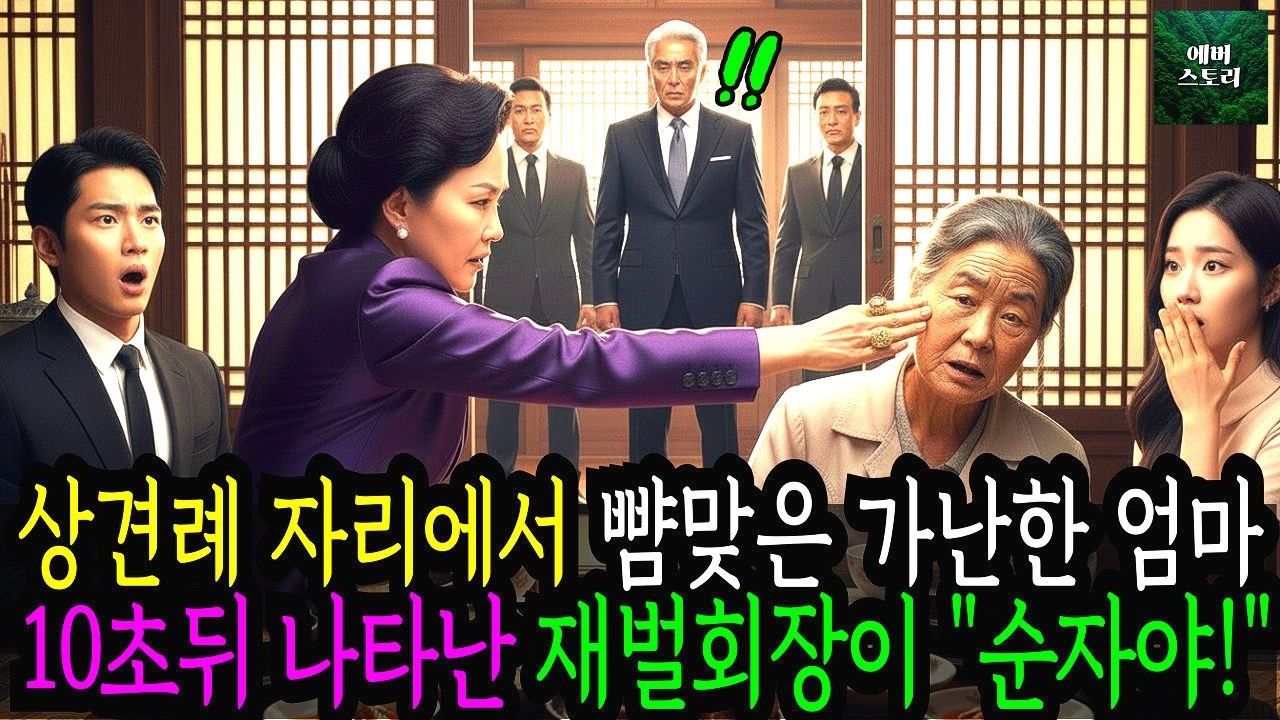 상견례 자리에서 며느리 어머니 뺨을 때린 시어머니...10초 뒤 재벌회장이 나타나 