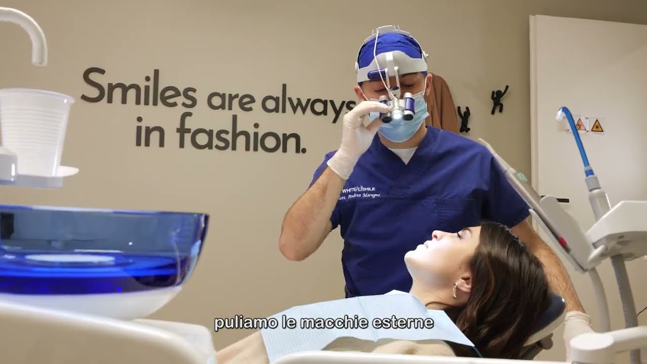 Trattamento di sbiancamento dentale professionale. Come funziona?