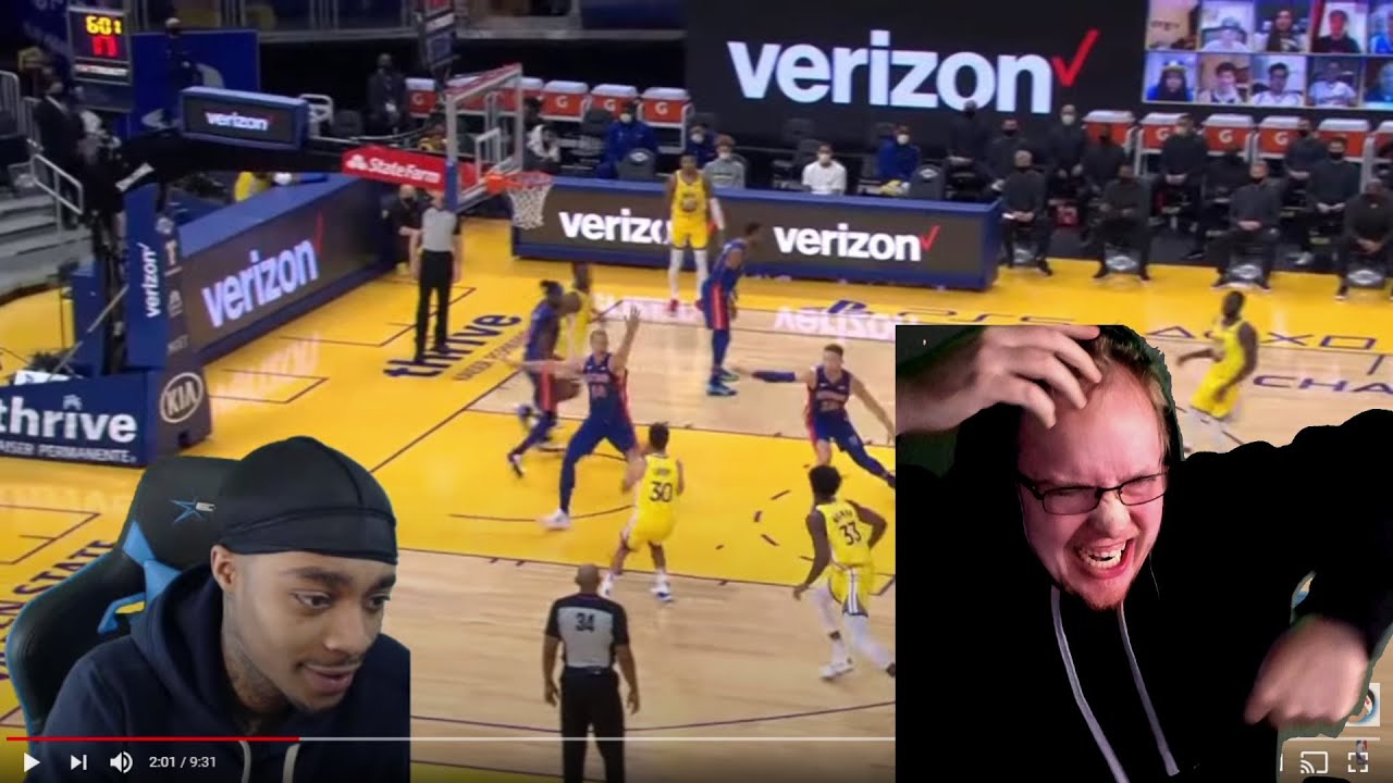 Reacting To FlightReacts Detroit Pistons Vs Golden State Warriors Full Game Highlights