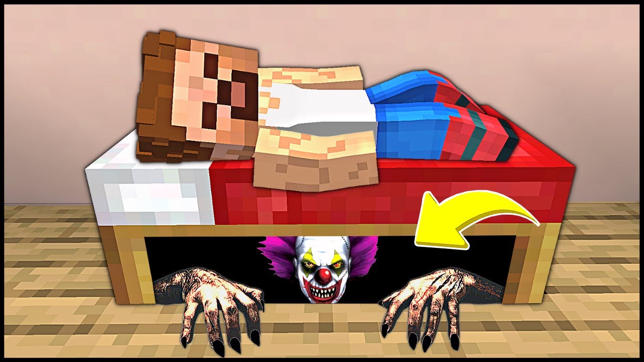 ARDA'NIN YATAĞININ ALTINDA GİZLİ CANAVAR! 😱 - Minecraft