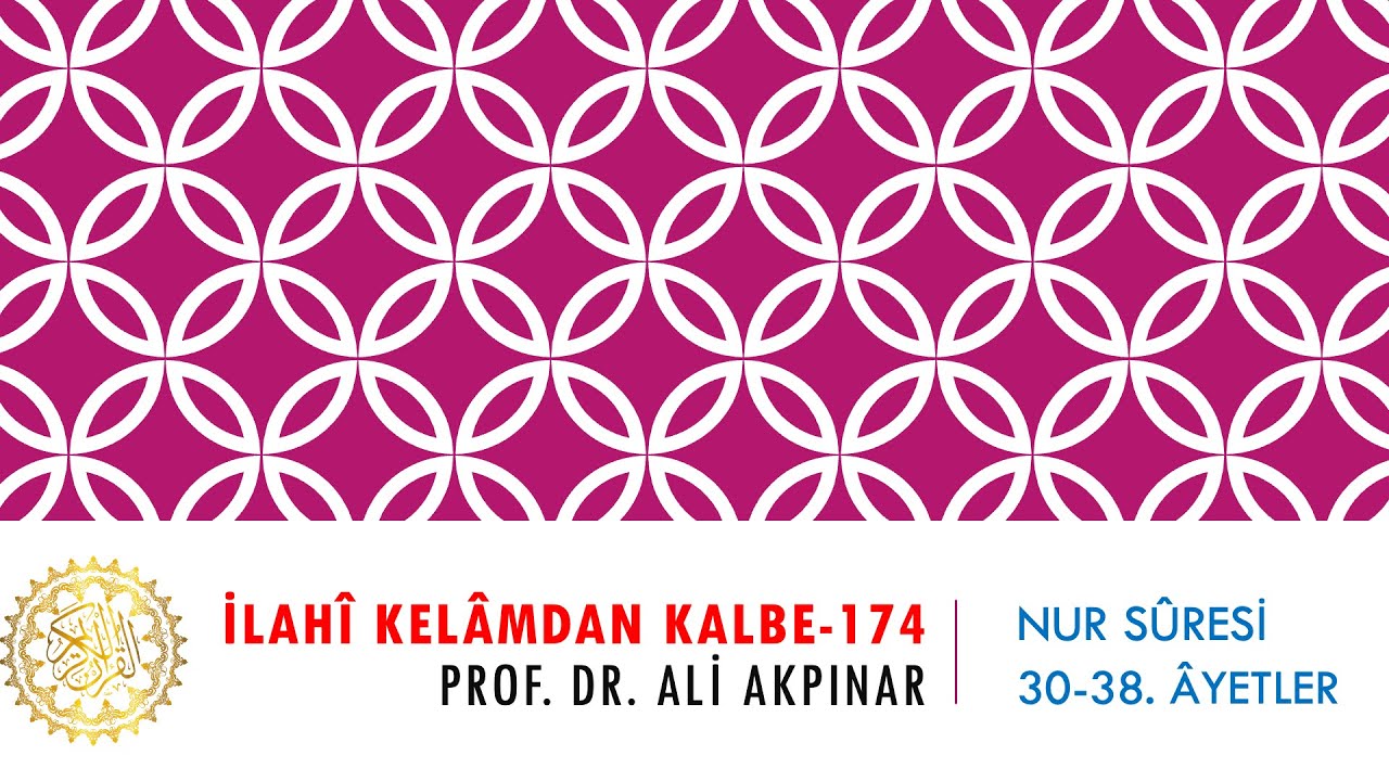 24/4 Nûr Sûresi 30-38. Âyetler Tefsiri