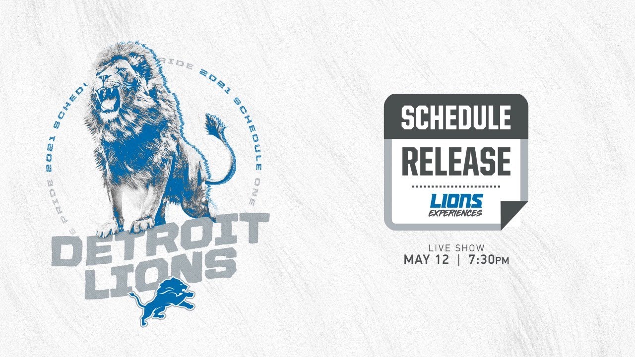 2021 Detroit Lions Schedule Release Show