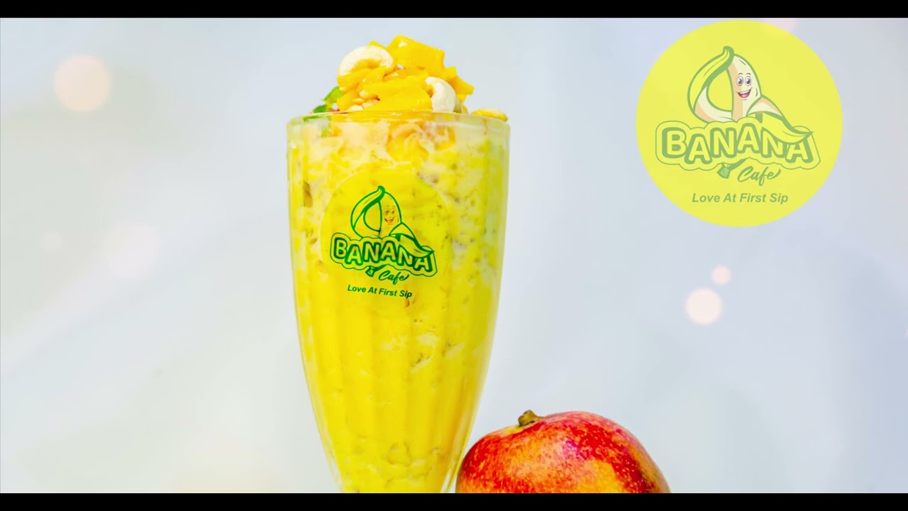 Mango Avil Milk from Banana Cafe Sharjah