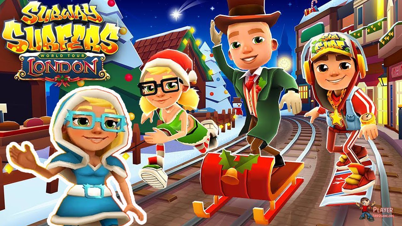 Subway Surfers World Tour 2018 London - Elf Tricky Ice Outfit - Gameplay Walkthrough