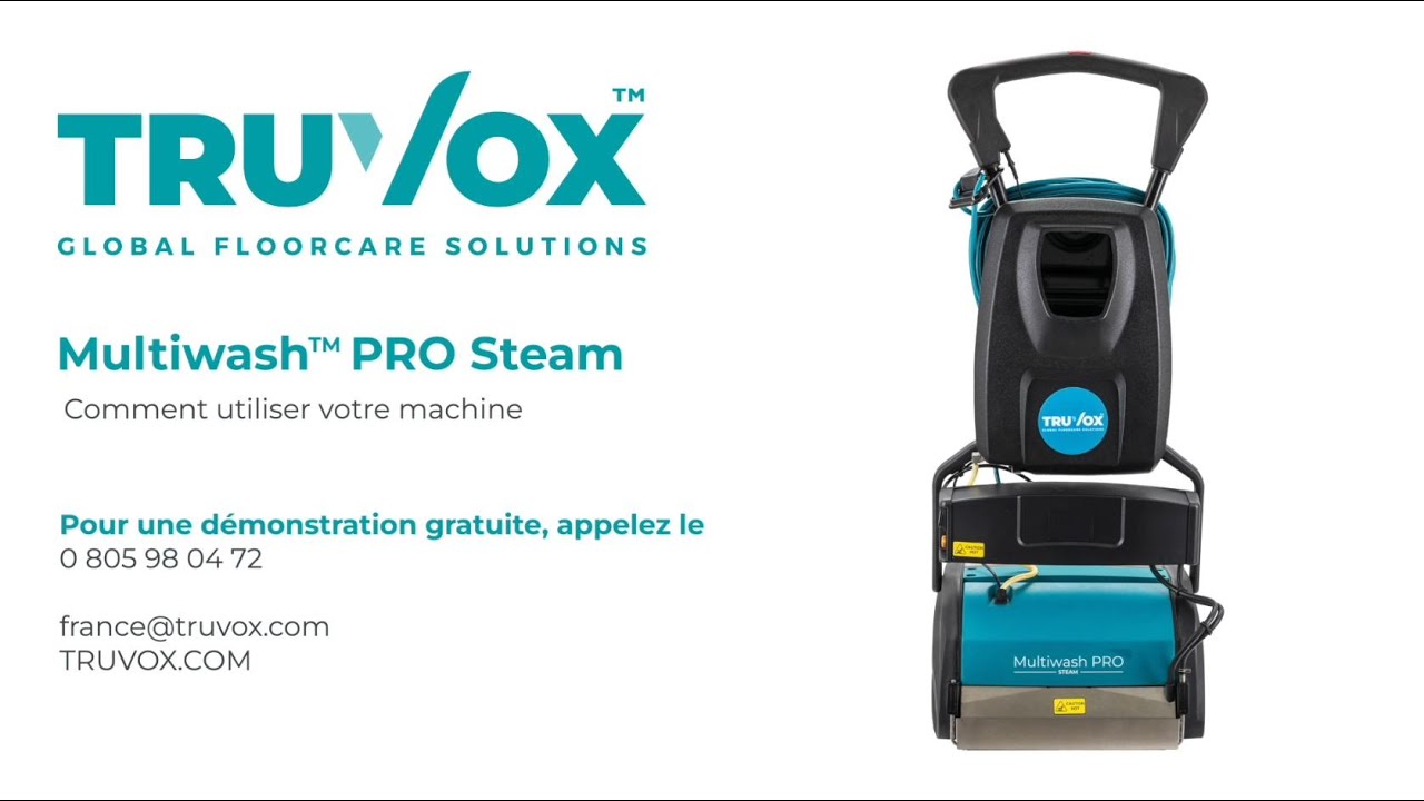 Comment utiliser votre Multiwash PRO Steam