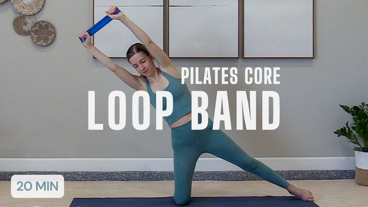 Pilates Core Home Workout │ Loop Band │ 20 Minutes