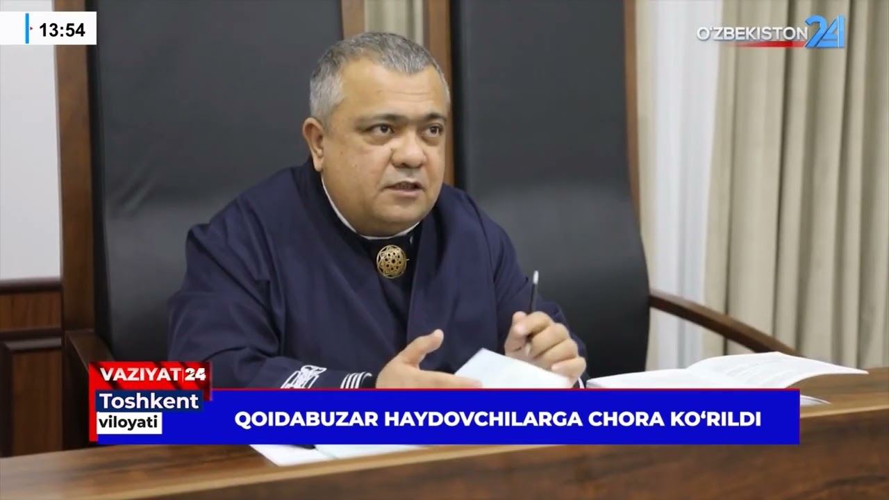 Qoidabuzar haydovchilarga chora koʻrildi (Toshkent v)