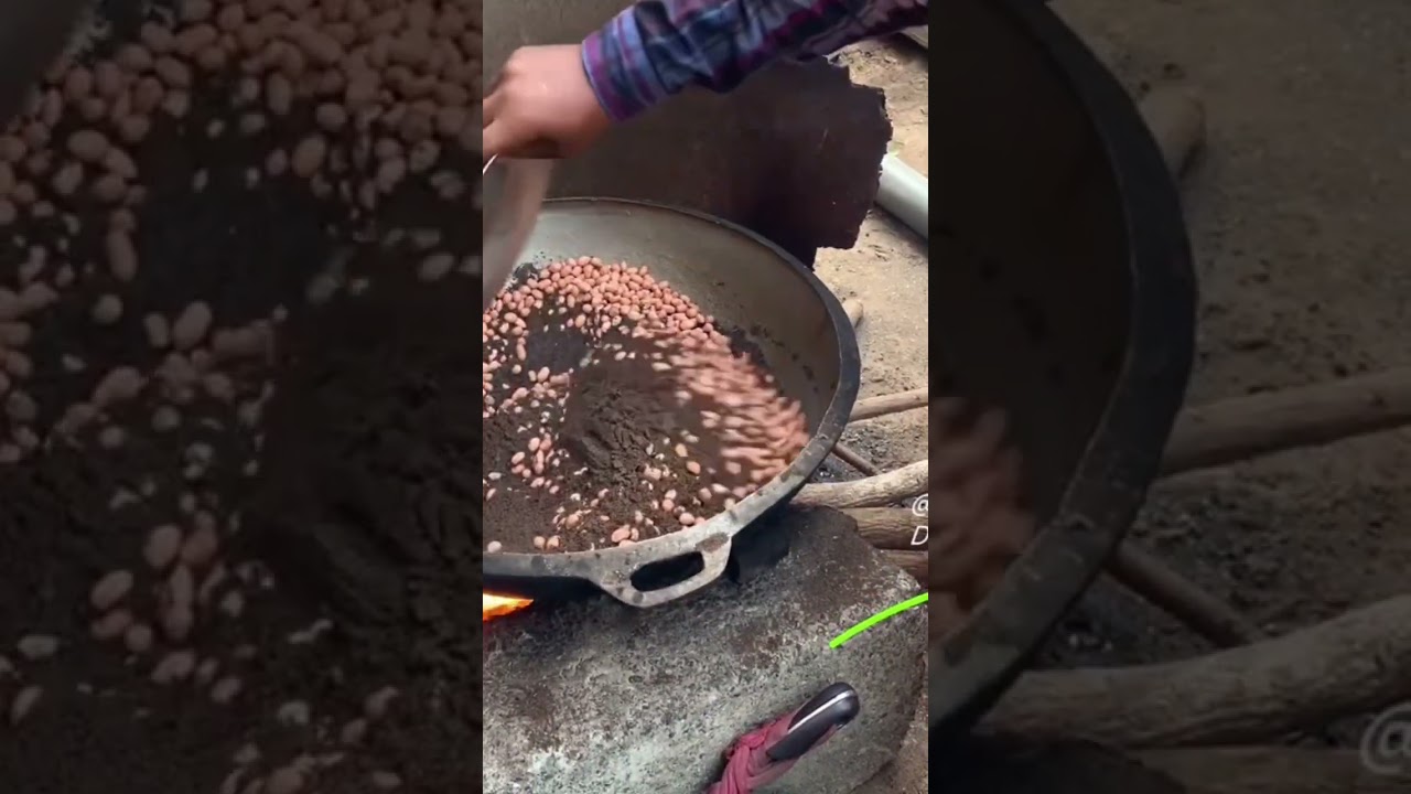 Как жарить арахис по-местному в Гане 🇬🇭