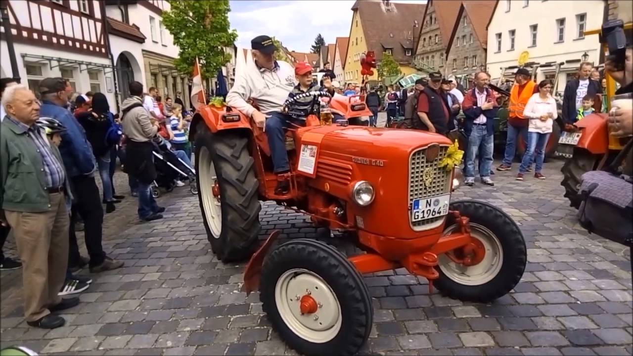 Mit dem Güldner G40S beim Traktortreffen in Lauf