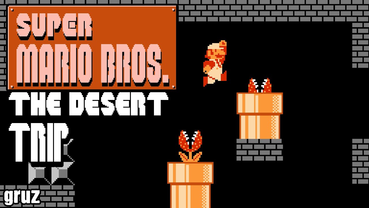 Very Difficult Super Mario Bros ROM Hack! - The Desert Trip