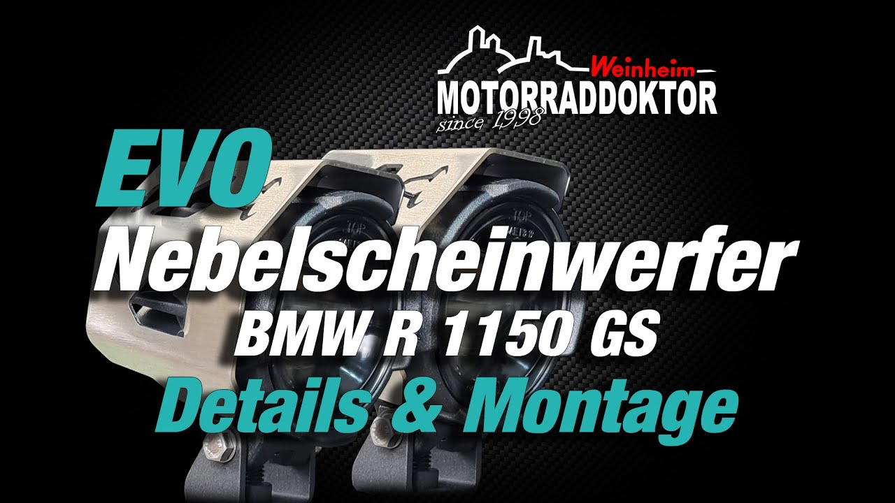 BMW R 1150 GS Nebelscheinwerfer | Zusatzscheinwerfer SW Motech | Details & Montage | #motorraddoktor