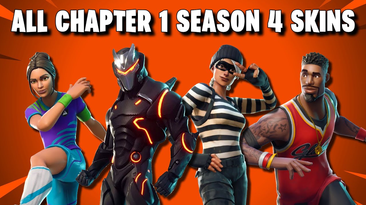 ALL Season 4 Skins in Fortnite! (Chapter 1)