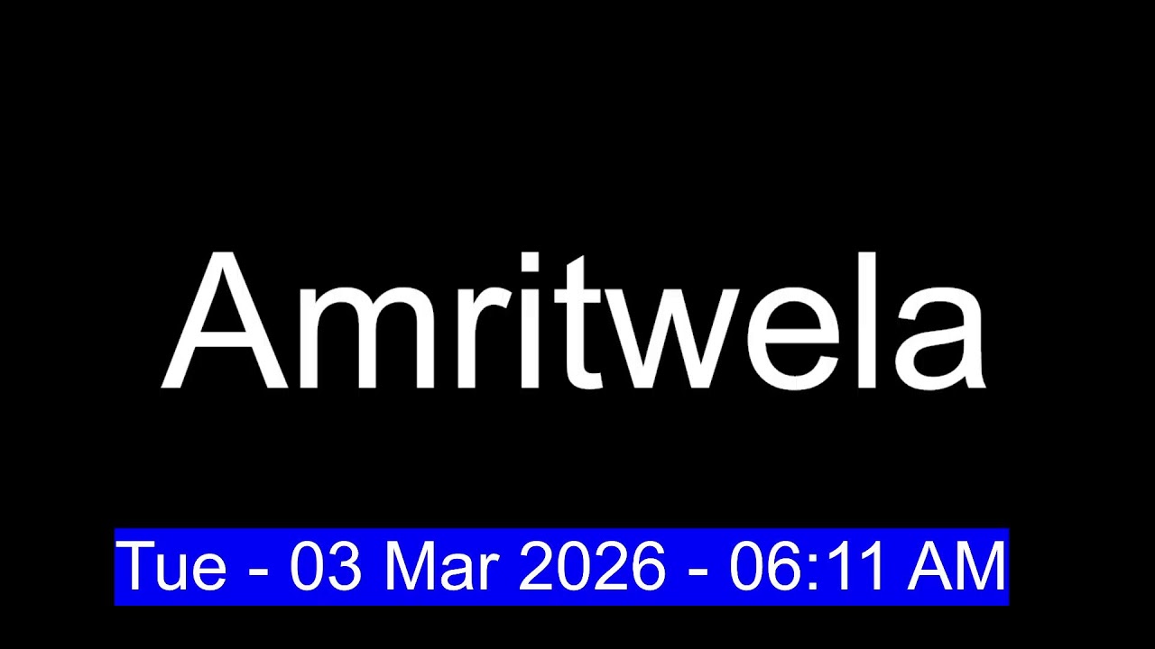 Ludhiana Daily AKJ Amritwela Smaagam Live - 03-03-2026 01:52