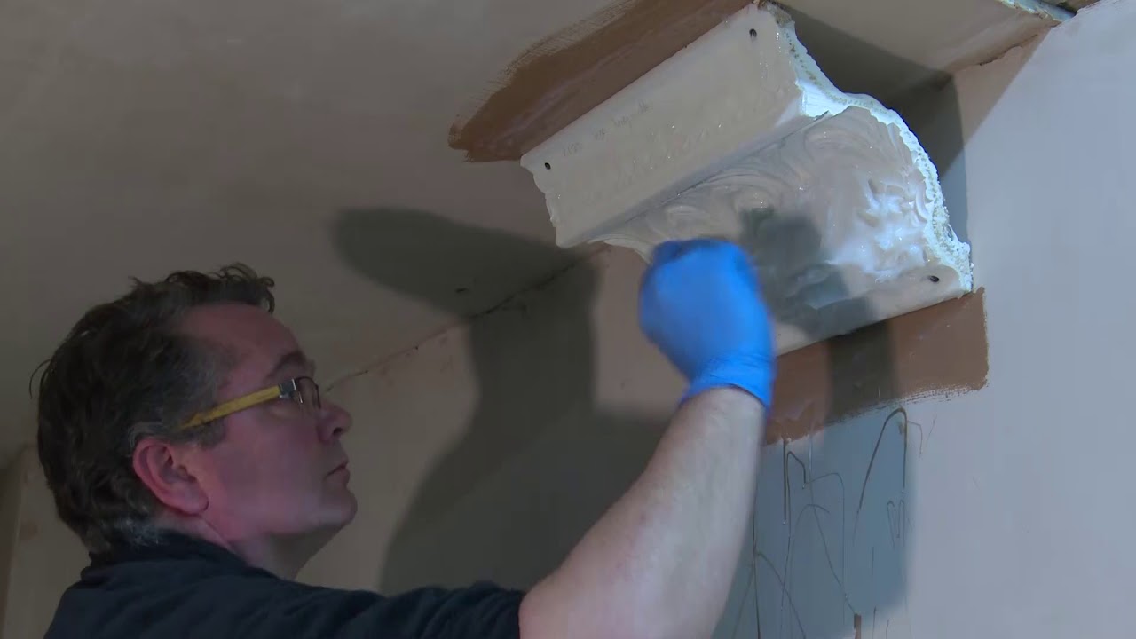 How to Mould Plaster Cornice in situ
