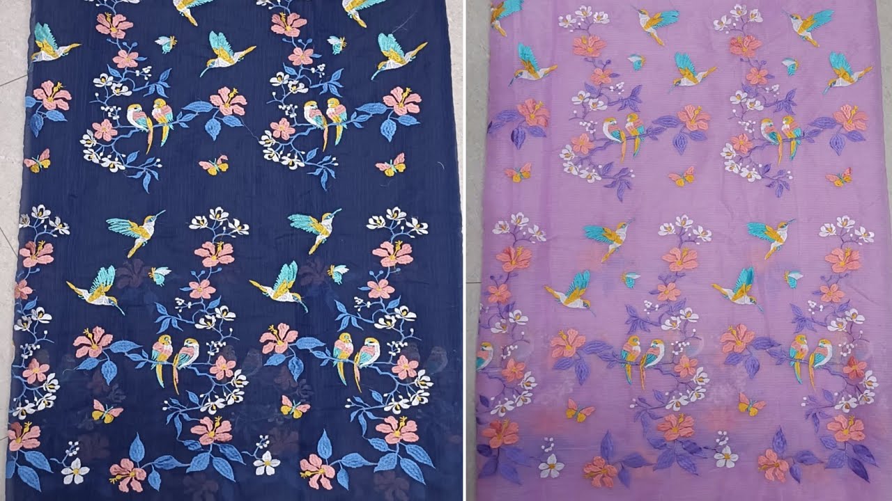 Kota Doria cotton saree/Kota saree manufacturer/soft cotton saree/embroidery work sarees/