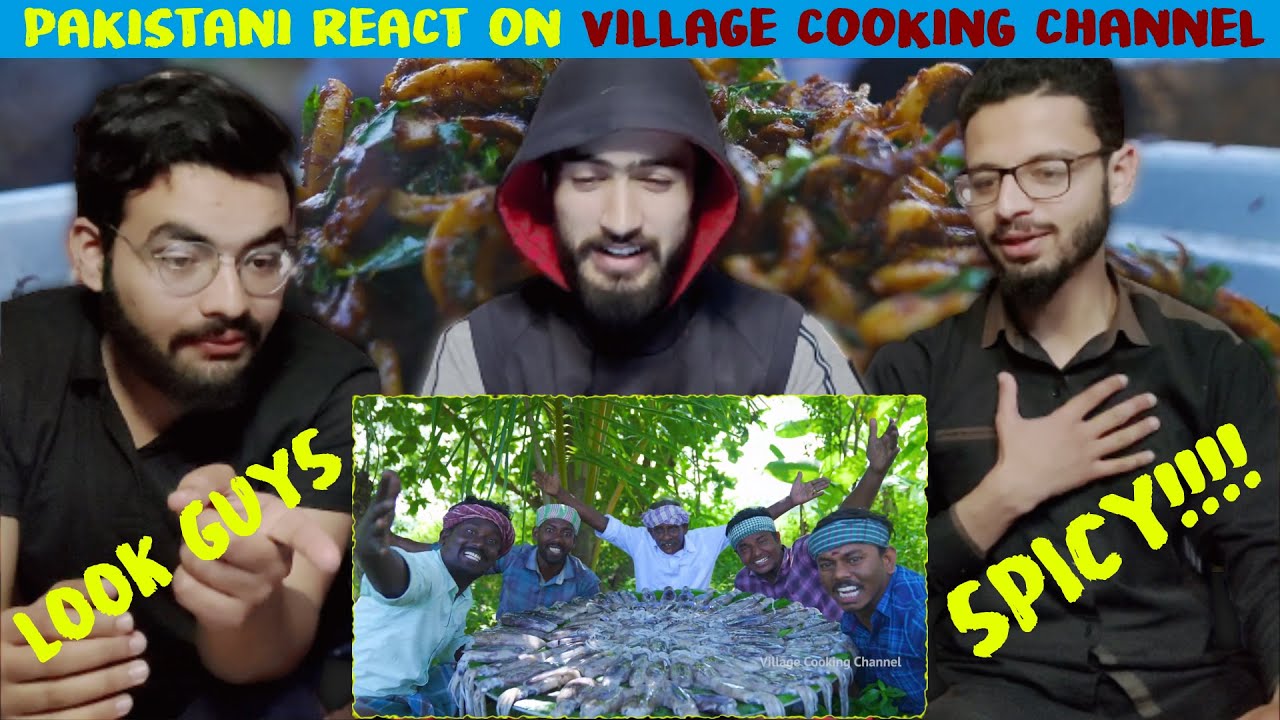 Village Cooking Channel Reaction | SQUID FISH FRY | Tawa Fried Calamari Recipe | MZ Reactions