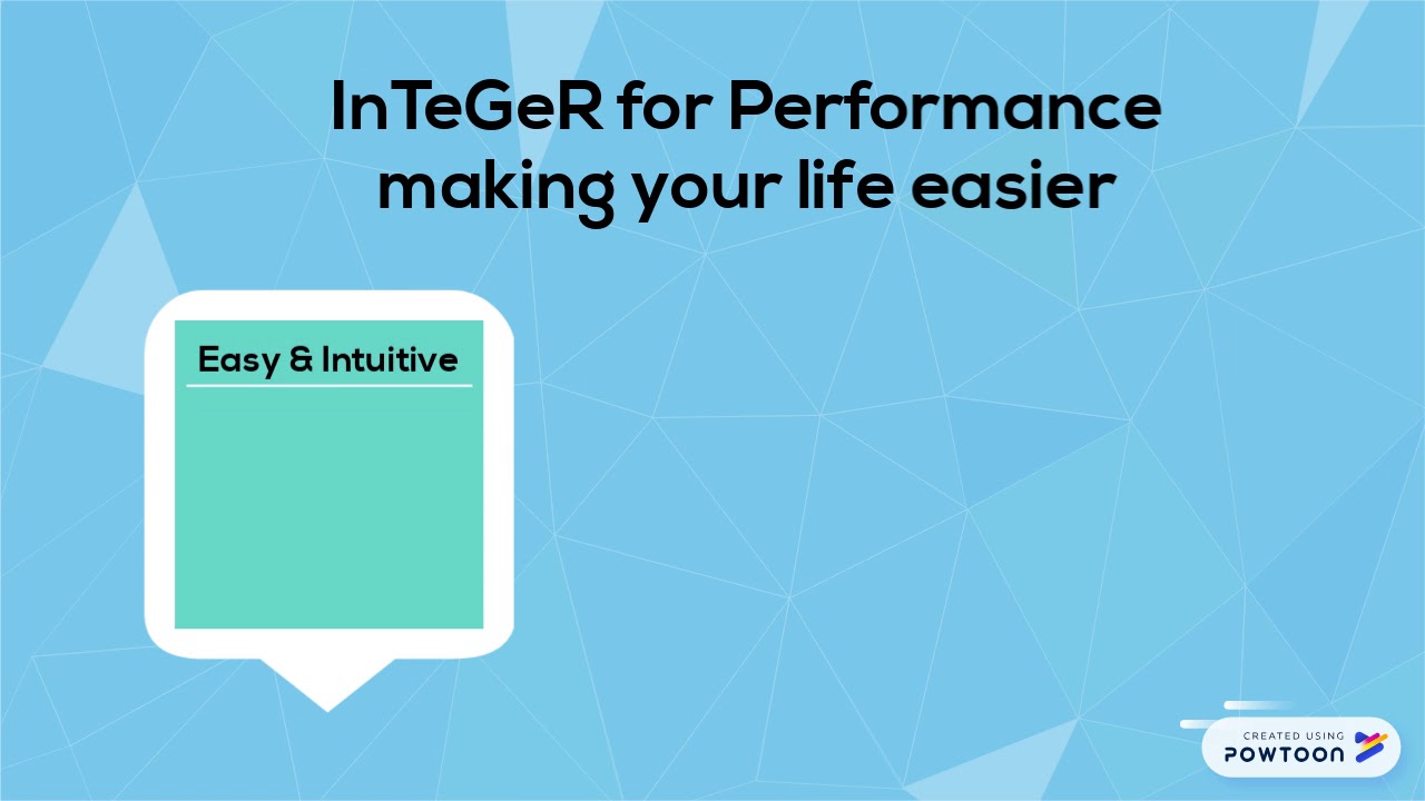 InTeGeR for Performance