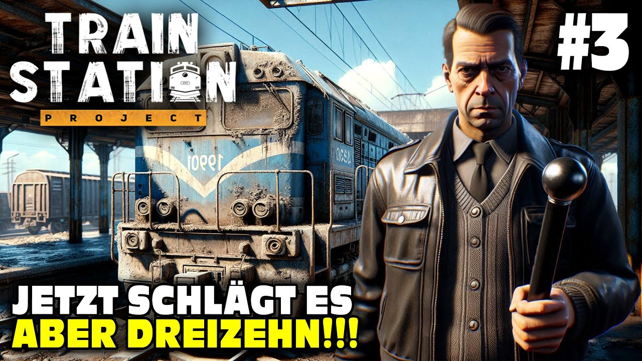 Eine Demo 😮, ekelhafte Kunden 🤢 & ein dreckiger Zug 😒 | #3 | Train Station Project