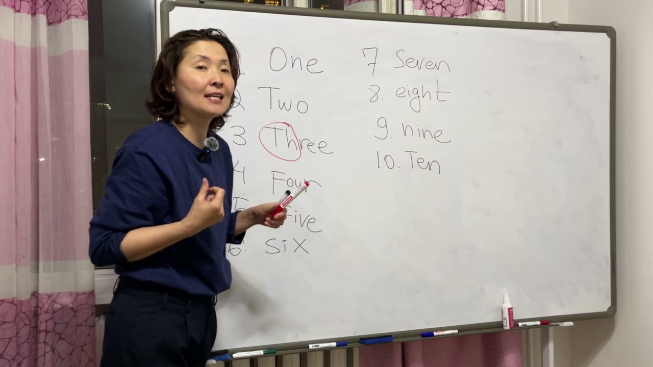 Англи хэл 4.    ENGLISH NUMBERS 1-10