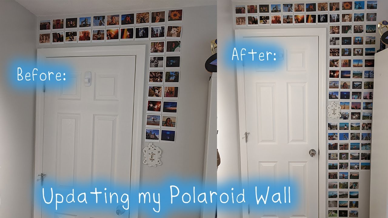 polaroid wall room decor