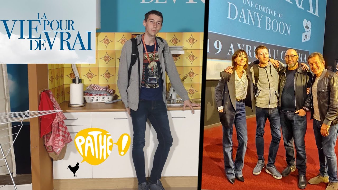 Avant-première la vie pour de vrai avec les acteurs présentés par Nikos Aliagas