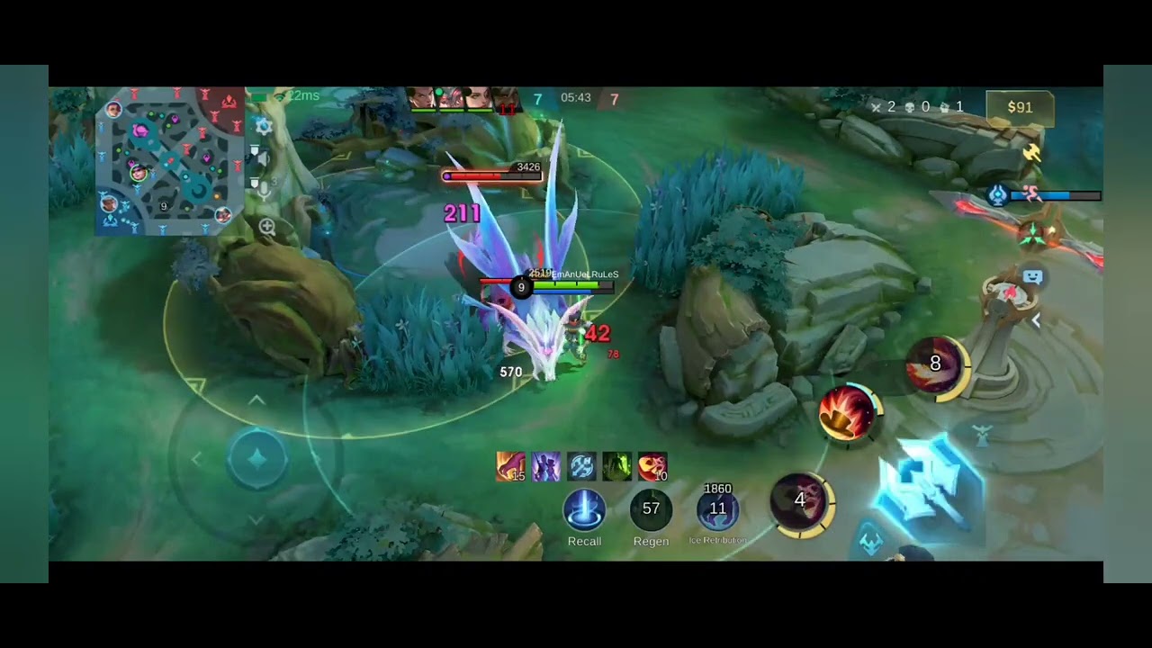 Mobile Legends Mythical Glory Rank match Hyper Harley 😄 | Easy win MLBB Harley gameplay 12mins end.