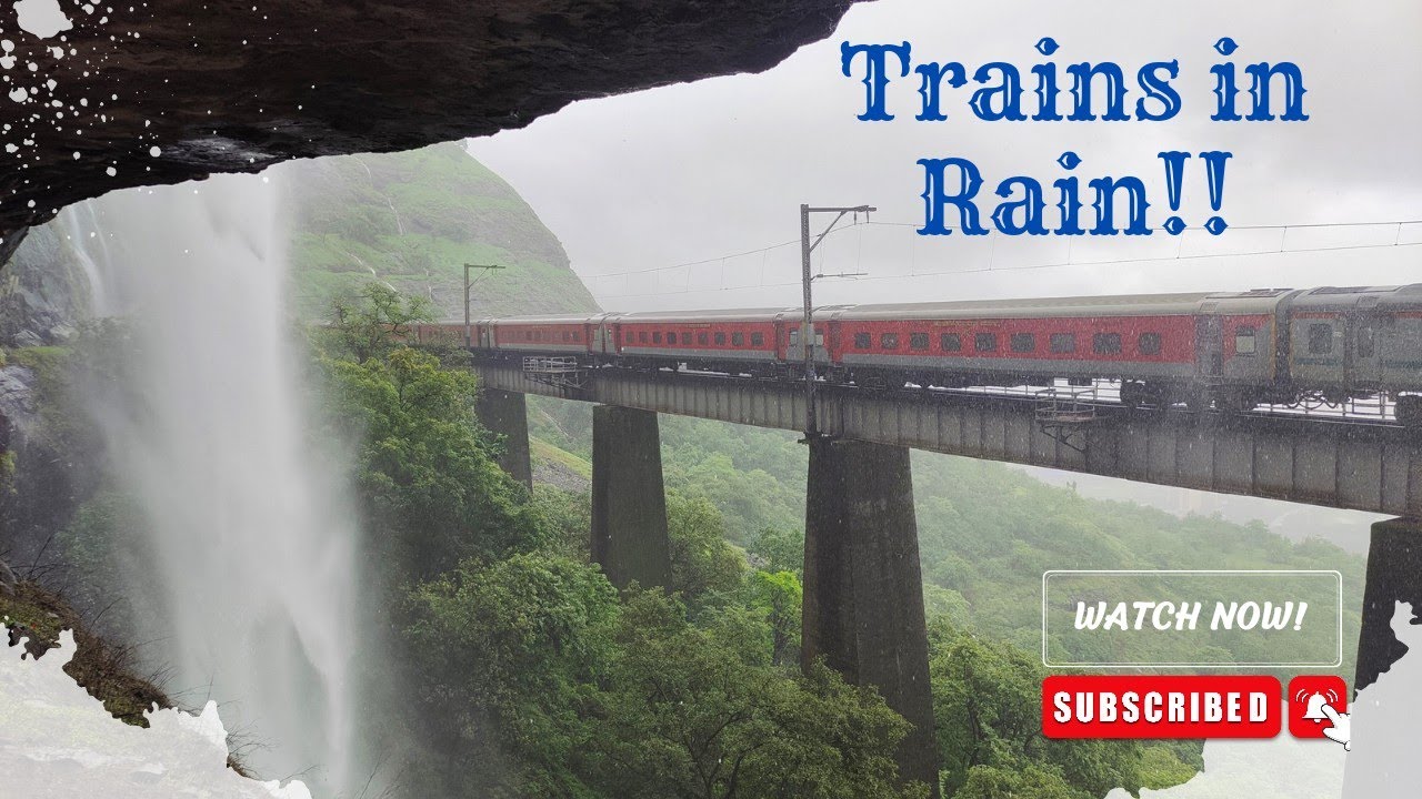 [4K HD] TRAINS IN BHOR GHAT COMPILATION