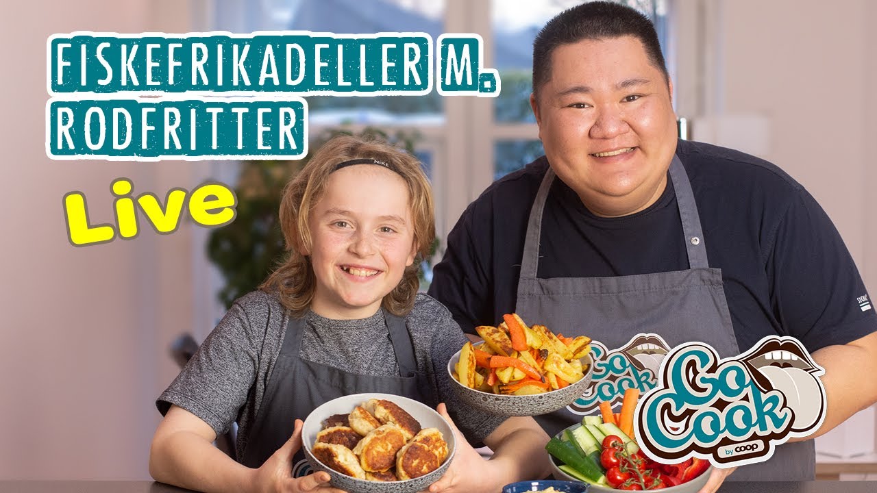 Opskrift live: Sprøde fiskefrikadeller trin for trin | GoCook by Coop