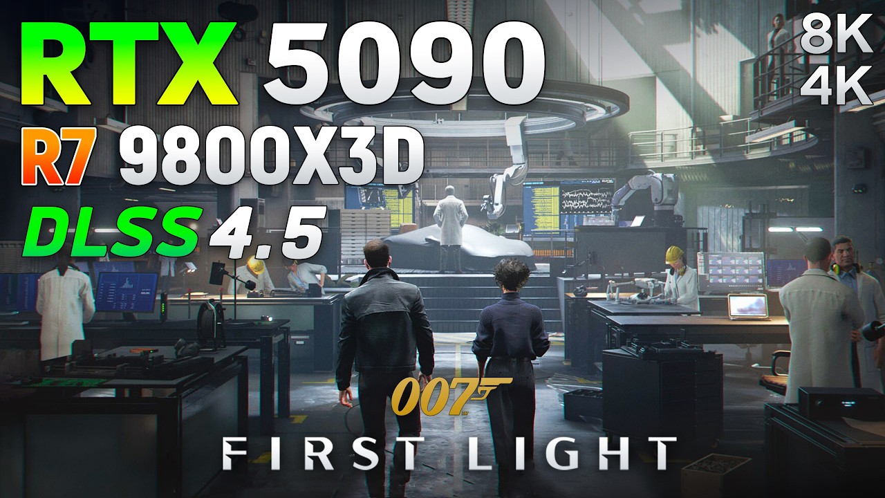 RTX 5090 in 007 First Light - Max Settings | 4K & 8K