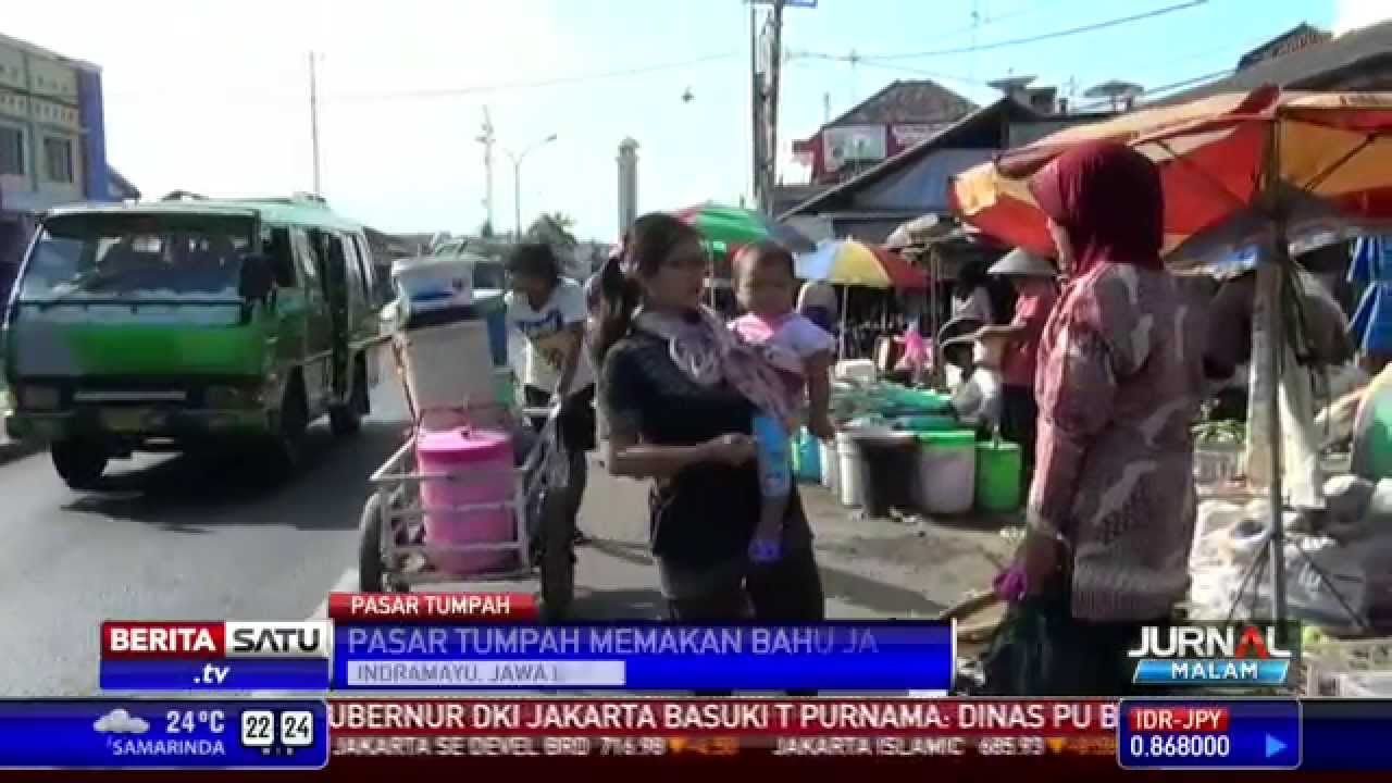 Pemudik Dihadang 7 Pasar Tumpah di Indramayu
