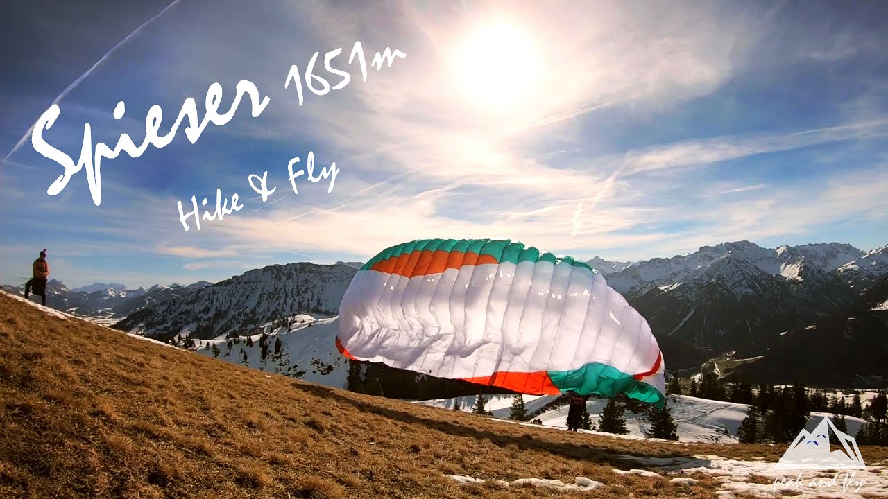 Hike and Fly zum Spieser - Frühjahrthermik am Hotspot über Hindelang