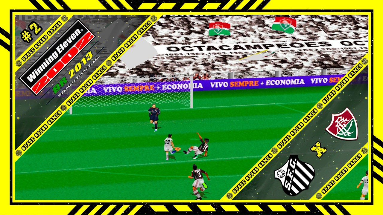 Winning Eleven 2002: Brasileirão 2013 (PS1) Copa BR A #2 Santos x Fluminense | Rodada 2