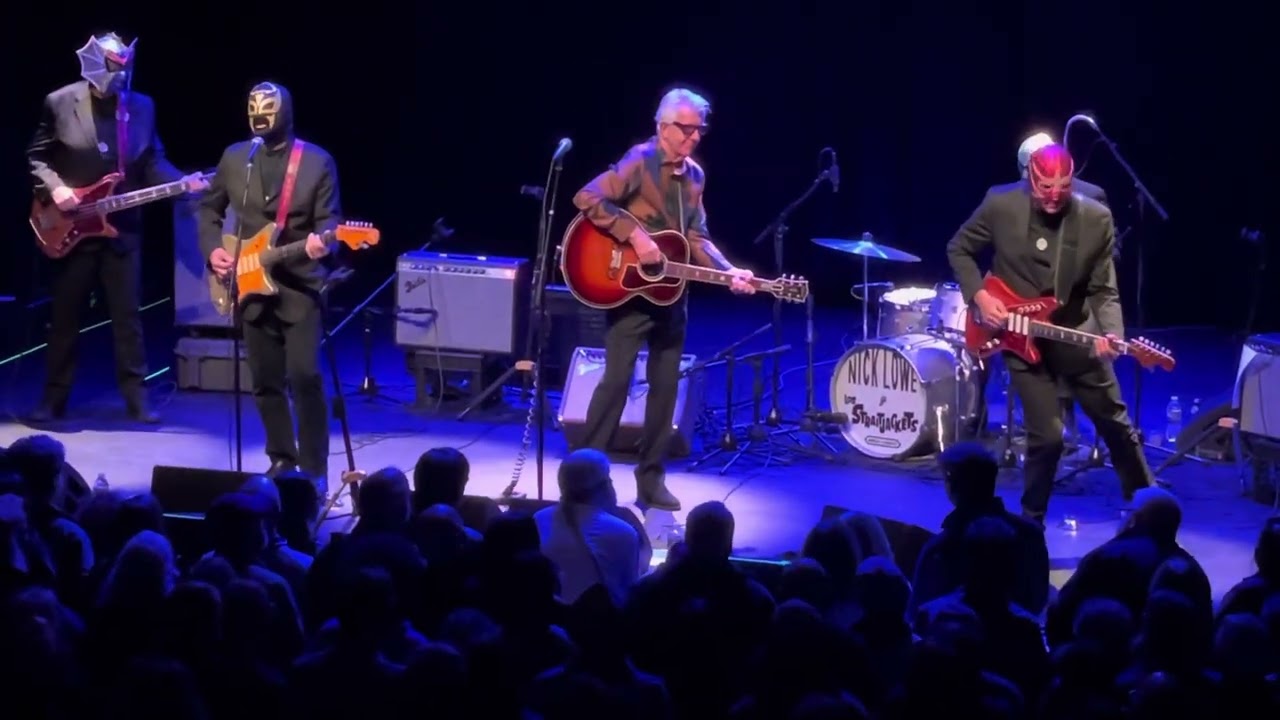 Nick Lowe with Los Straitjackets, “Shting Shtang,” White Eagle Hall, Jersey City, NJ, 11/4/2023