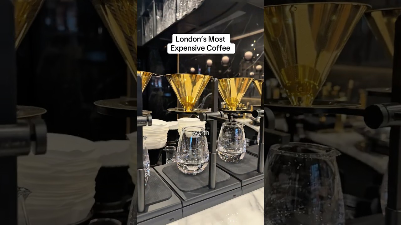 I Tried London's Most Expensive Coffee