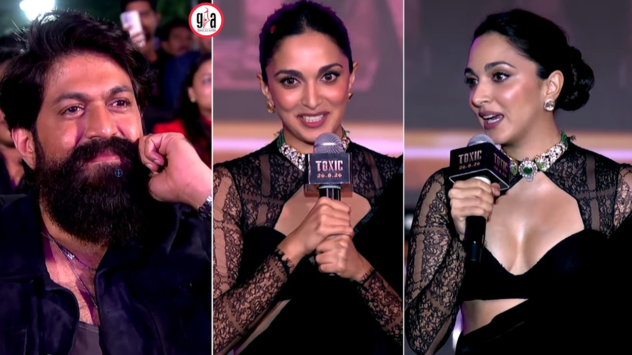 Actress Kiara Advani Speech at TOXIC Pre-Release Event Hyderabad | Yash