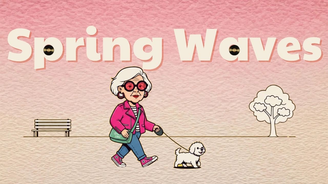 상쾌한 로파이 1시간 🌿 힙스터 할머니의 봄 산책 [Spring Step]