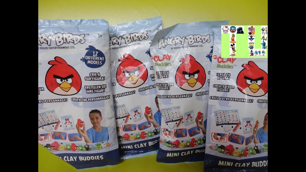 Angry Birds Clay Figures mix