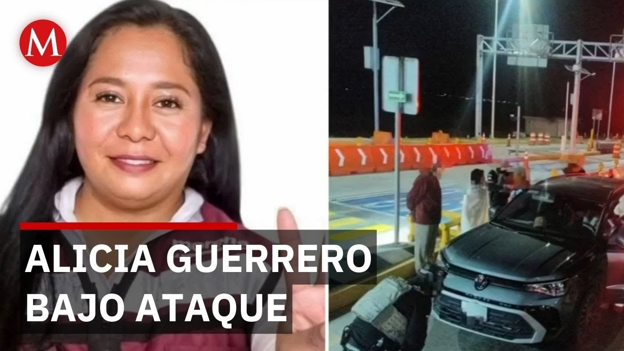 Ataque armado contra alcaldesa Alicia Guerrero en autopista de Puebla